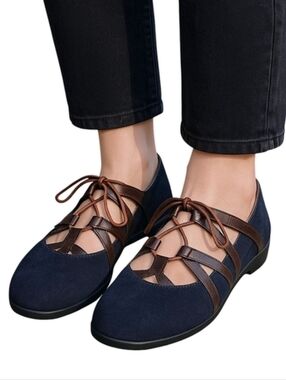 New! NAOT Timu Mary Jane Lace-Up Flats